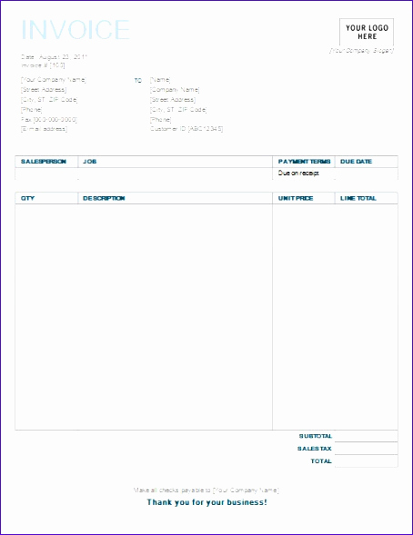 Microsoft Office Invoice Template New 10 Microsoft Fice Invoice Template Excel