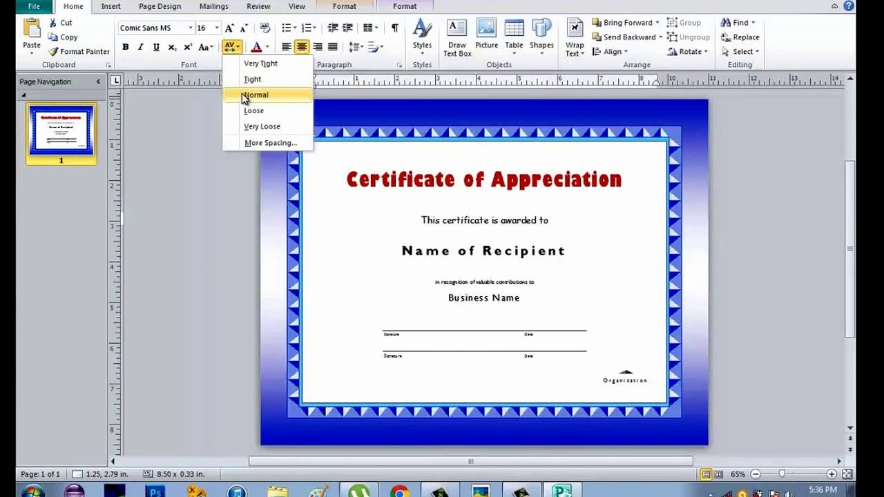 Microsoft Publisher Certificate Template Fresh How to Make Certificate Using Microsoft Publisher