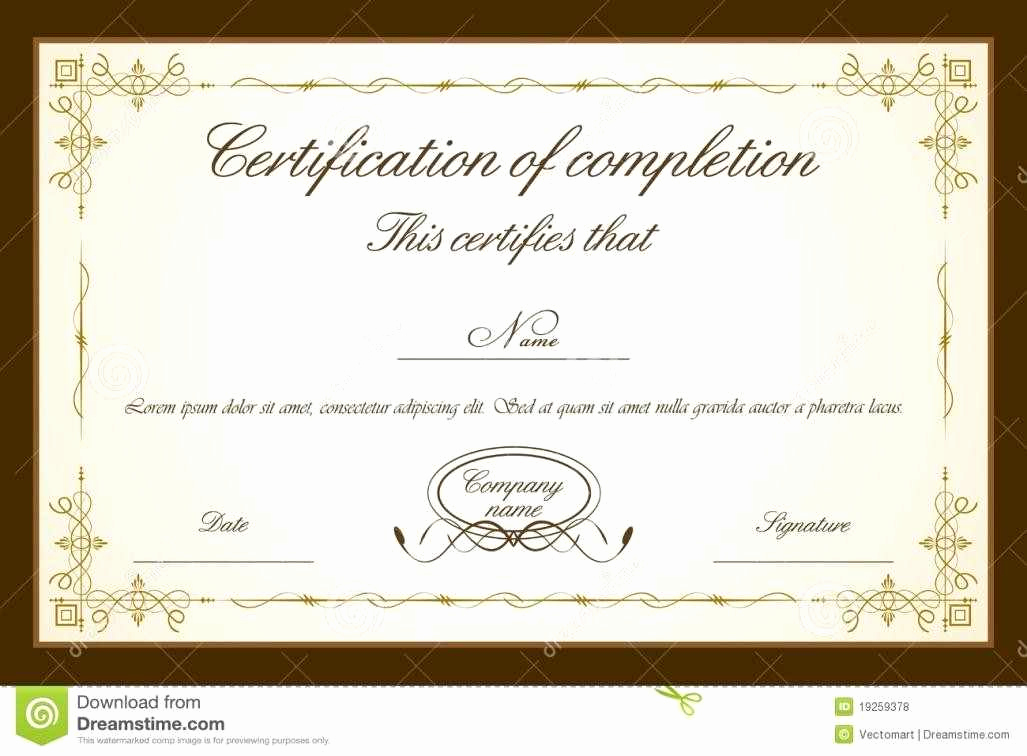 Microsoft Word Certificate Template Free Best Of Certificate Templates Psd Certificate Templates