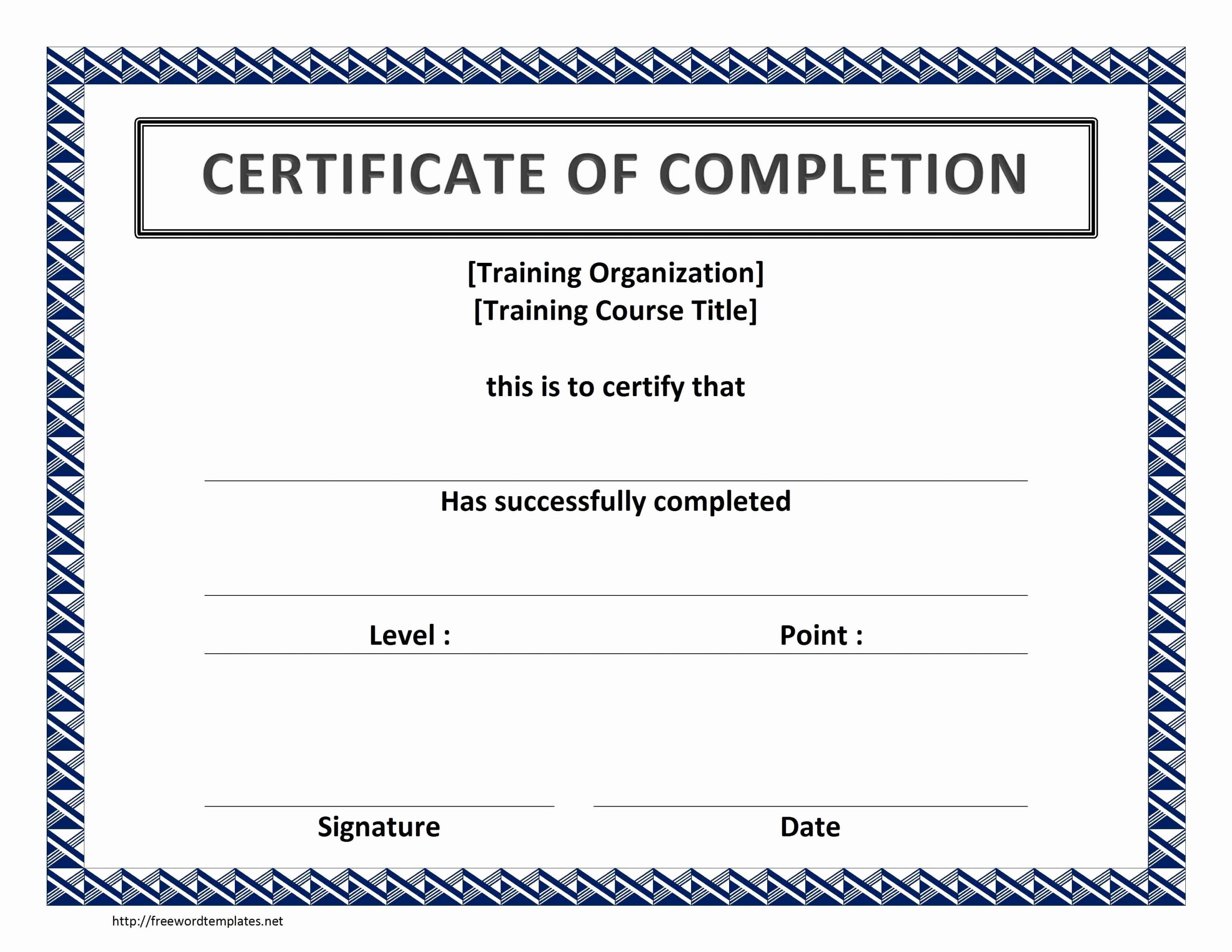 Microsoft Word Certificate Template Free Fresh Word Certificate Template