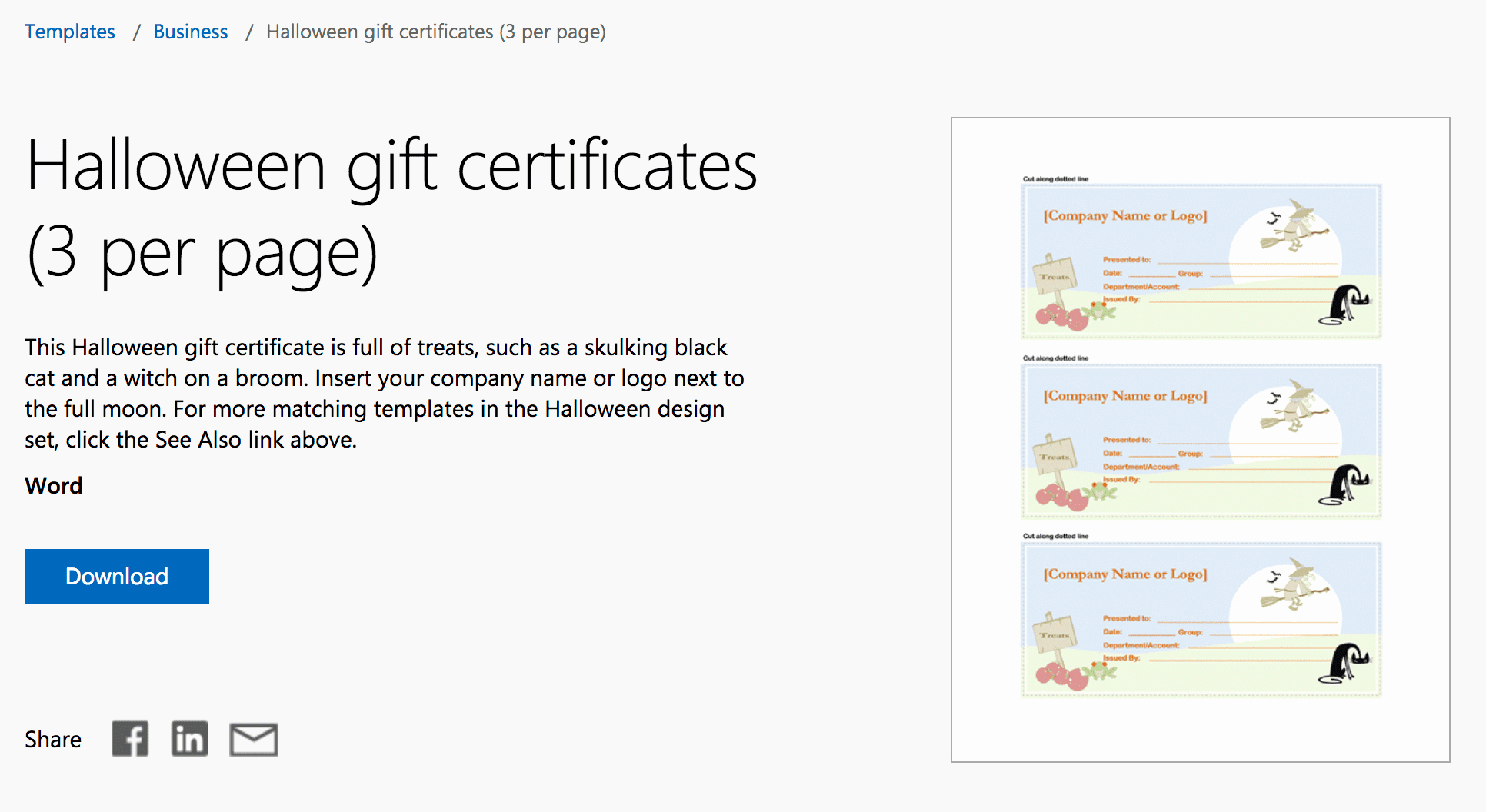 Microsoft Word Certificate Template Free New Gift Certificate Template 3 Per Page