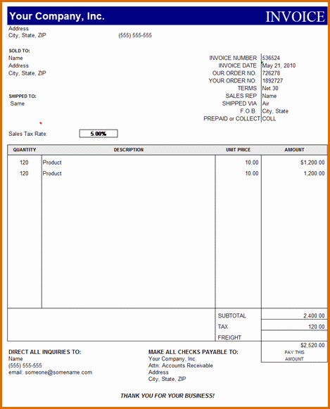 Microsoft Word Invoice Template Free New 15 Microsoft Office Invoice Template