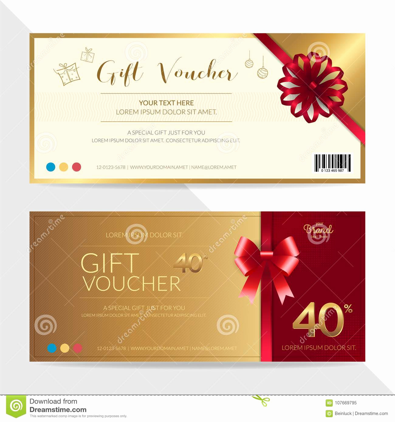 Money Gift Certificate Template Beautiful Gift Certificate Voucher Gift Card Cash Coupon