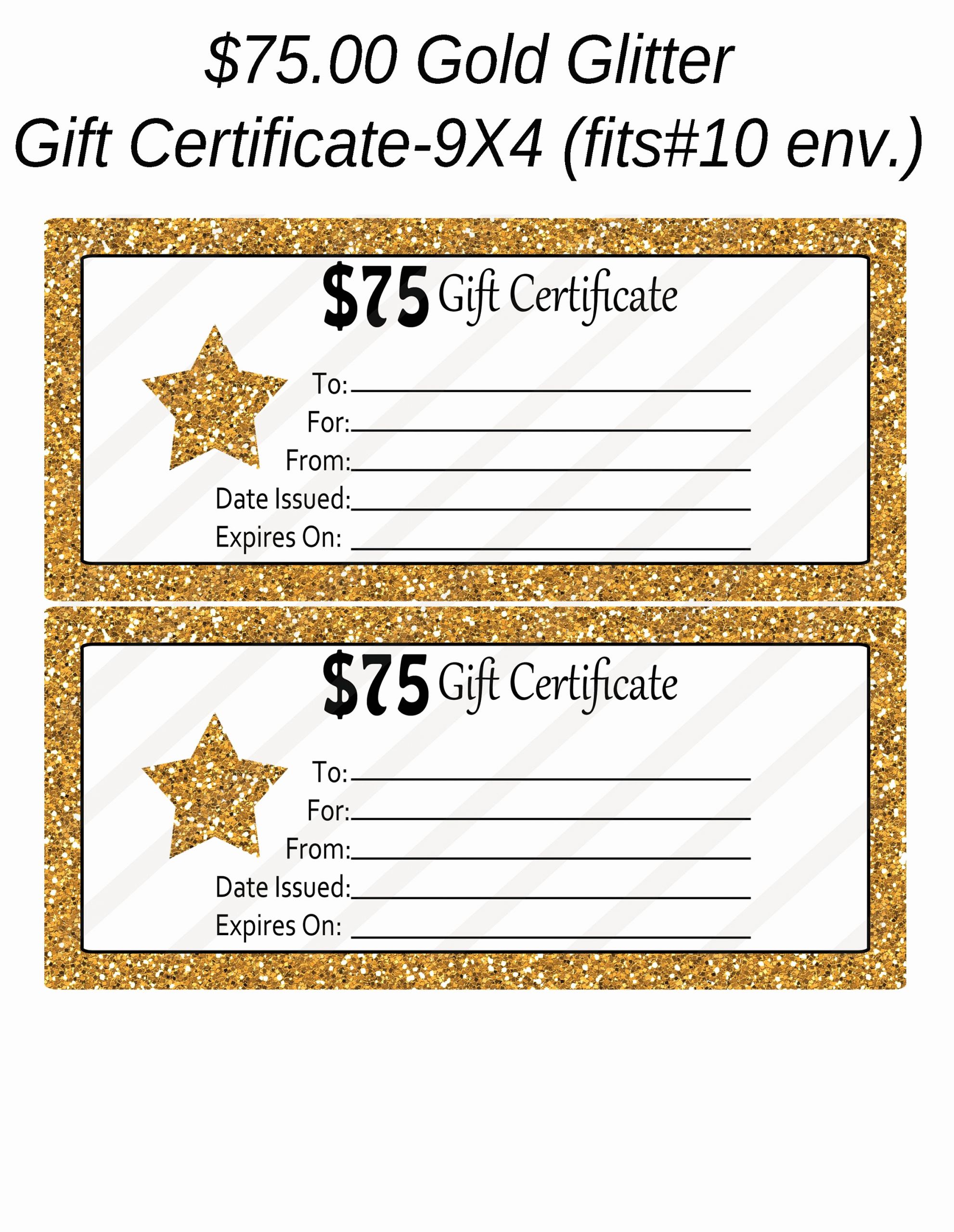 Money Gift Certificate Template Elegant Gift Certificate Goldstar