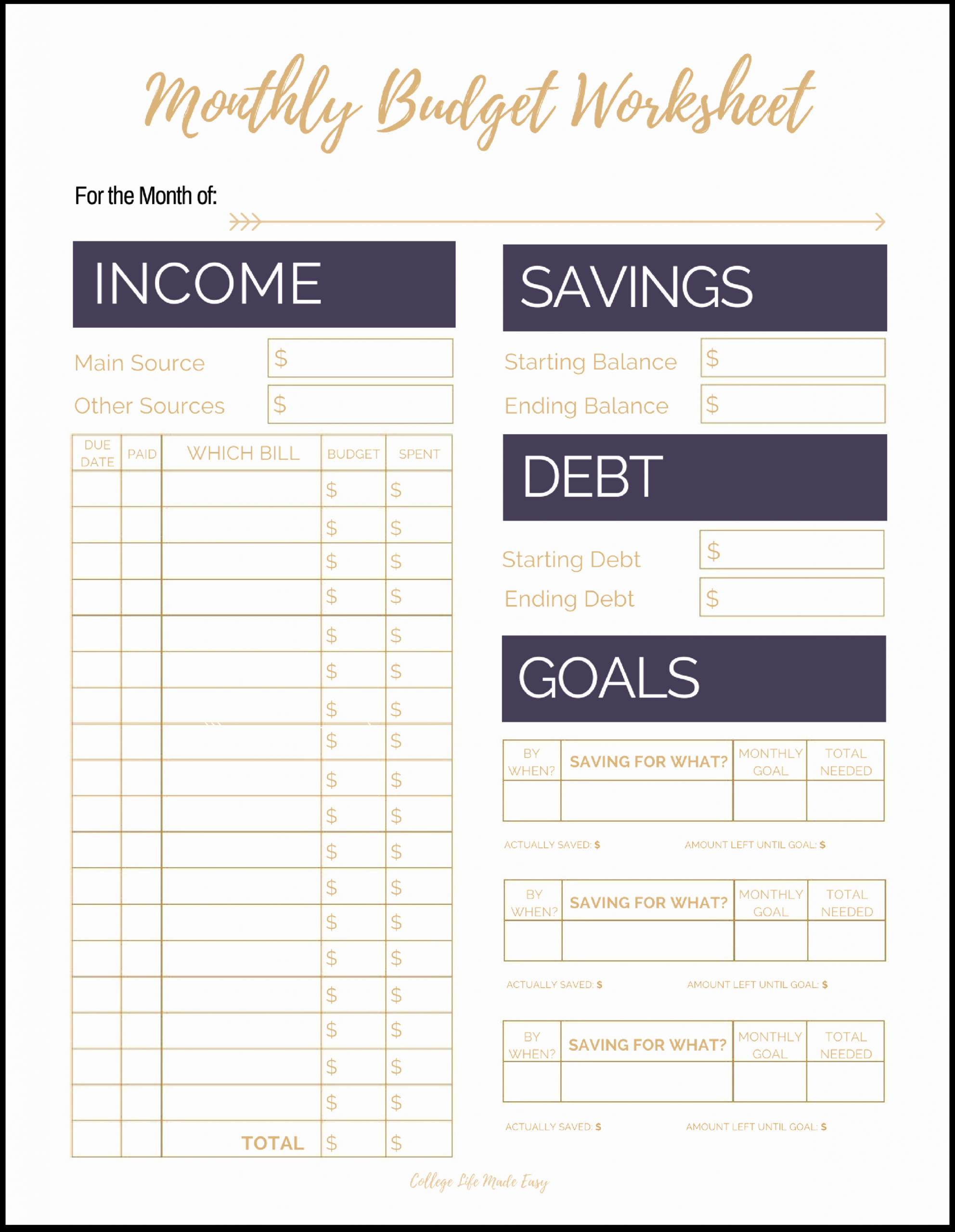 Monthly Budget Template Pdf Luxury Fix Your Finances asap with My Free Simple Monthly