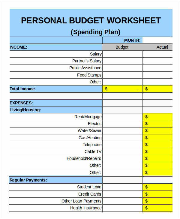 Monthly Family Budget Template Luxury Family Bud Template 11 Free Sample Example format