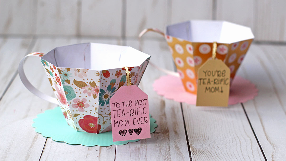 Mothers Day Menu Template Luxury 3d Paper Tea Cup for Mother S Day Essyjae