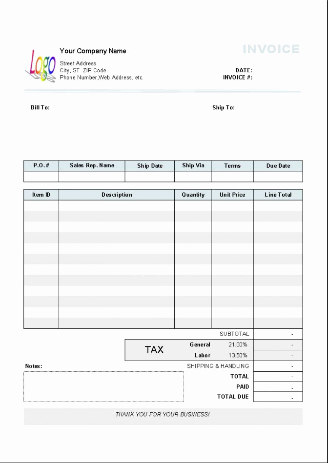 Moving Company Invoice Template Awesome Moving Pany Invoice Example ⋆