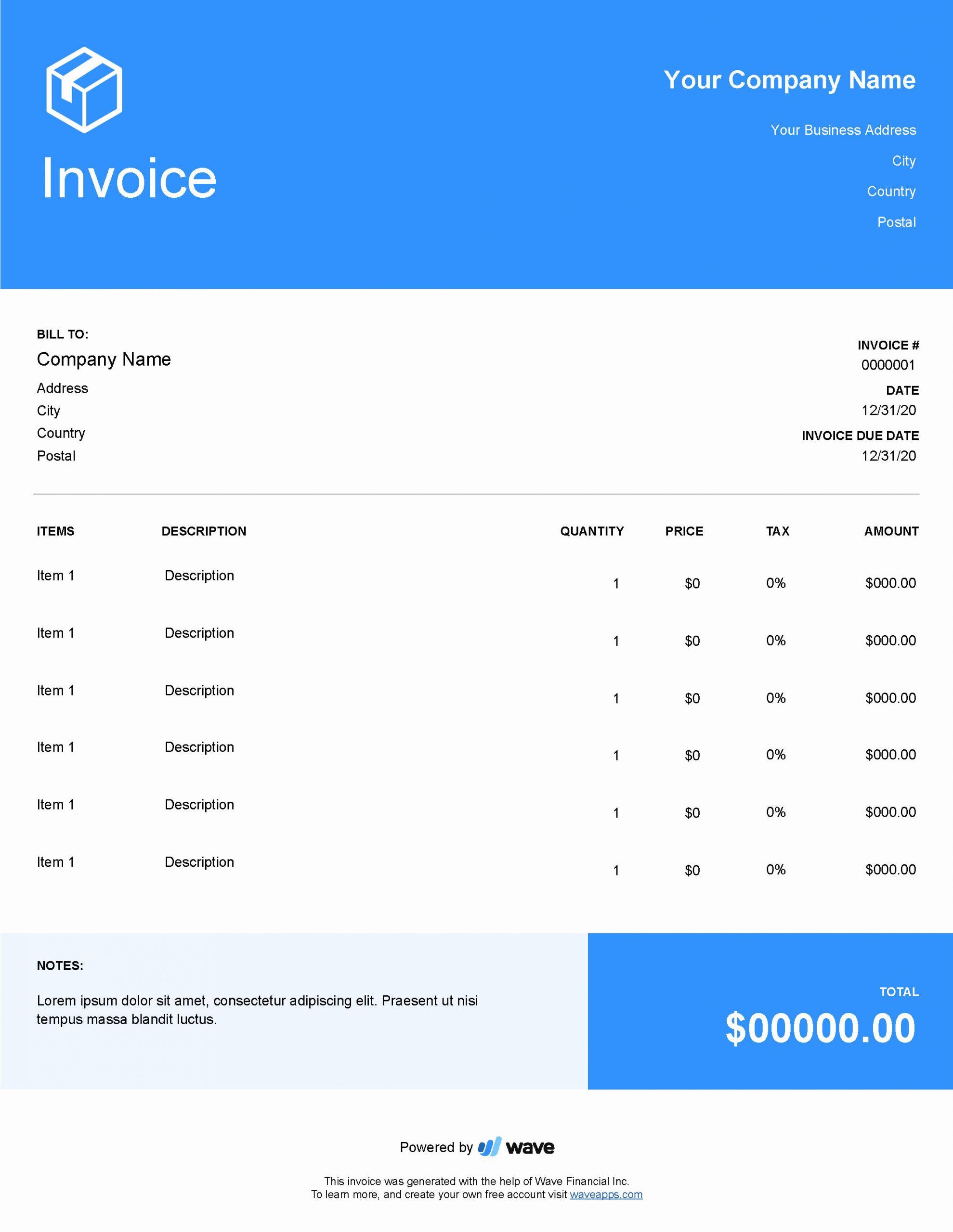 Moving Company Invoice Template Inspirational Moving Pany Invoice Template Wave Invoicing