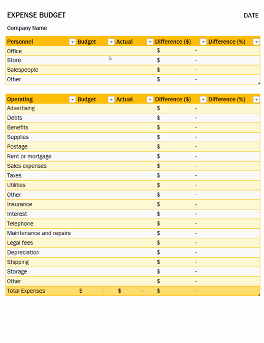 Ms Office Budget Template Fresh Bud S Fice