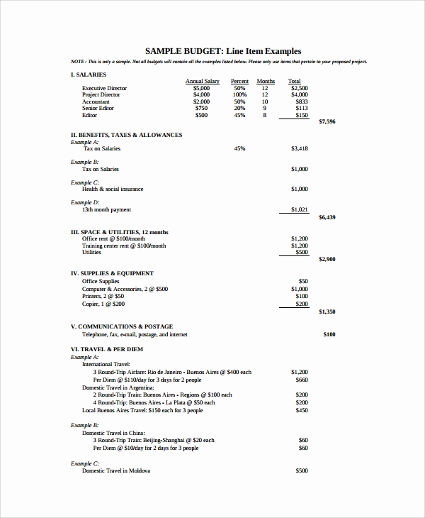 Ms Office Budget Template Luxury Free 33 Bud Templates In Ms Word Pdf