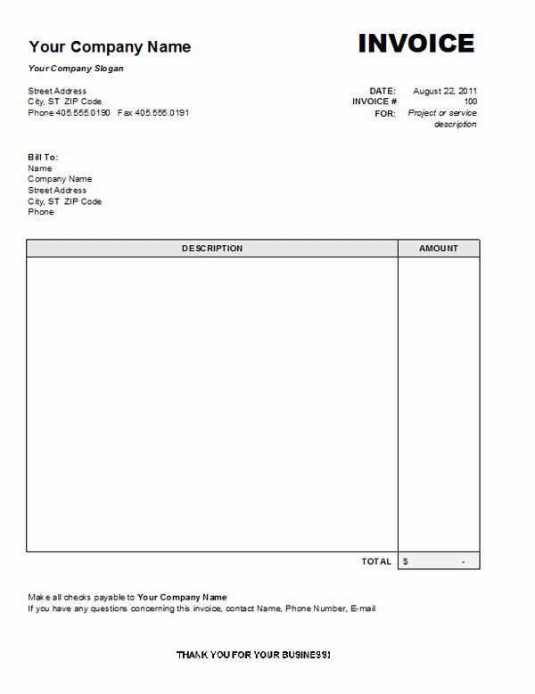 Ms Office Invoice Template Beautiful E Must Know On Business Invoice Templates