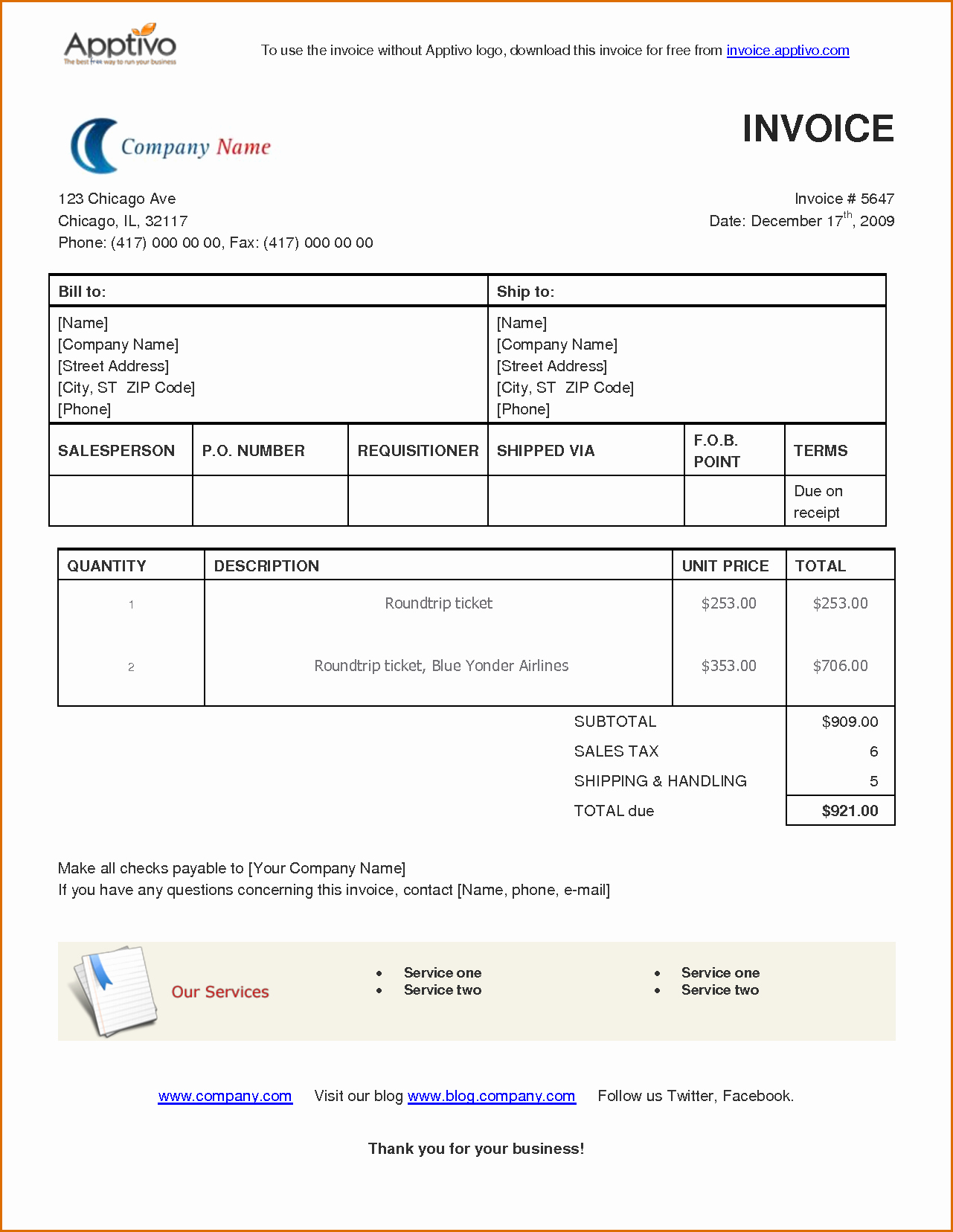 Ms Office Invoice Template New 7 Microsoft Invoice Templates
