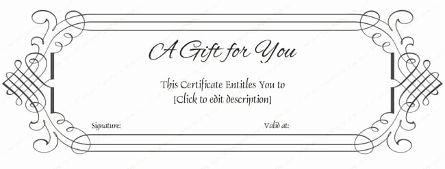 Ms Word Gift Certificate Template Inspirational Gift Certificate Template Word Get Certificate Templates