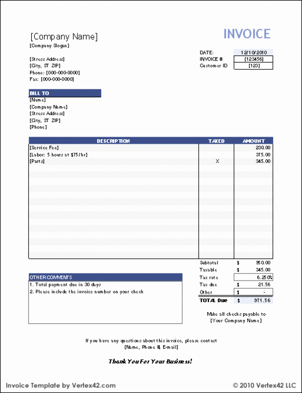 Ms Word Invoice Template Download Unique 38 Invoice Templates Psd Docx Indd Free Download