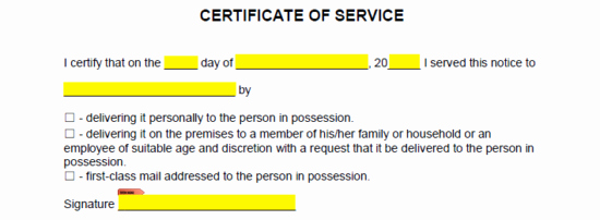 Nc Eviction Notice Template Fresh Free north Carolina Eviction Notice forms