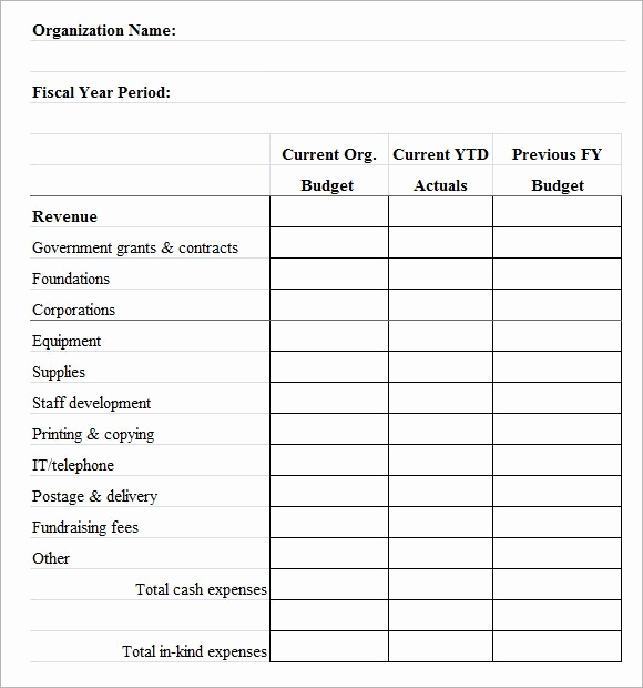 Non Profit Operating Budget Template Beautiful Nonprofit Bud Template – Emmamcintyrephotography