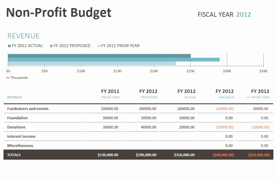 Non Profit Operating Budget Template Best Of Nonprofit Bud Template