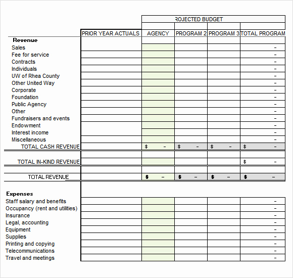 Non Profit organization Budget Template Luxury 13 Non Profit Bud Templates In Google Docs