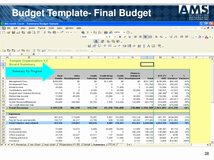 Nonprofit Program Budget Template New Sample Nonprofit Bud