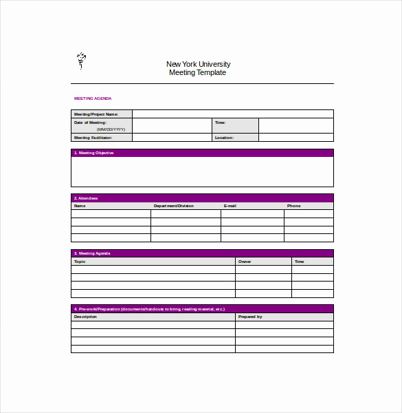 Note Taking Template Word Fresh Meeting Notes Template 28 Free Word Pdf Documents