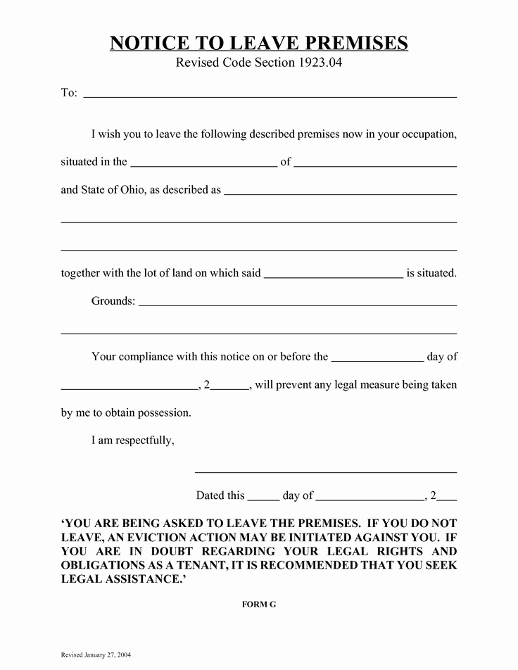 Notice to Vacate Texas Template New 10 Best Eviction Notice Florida form Blank