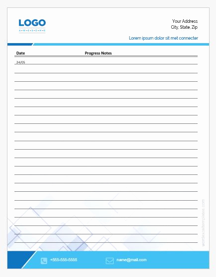 Nursing Progress Notes Template Best Of 5 Nursing Progress Notes Templates for Ms Word