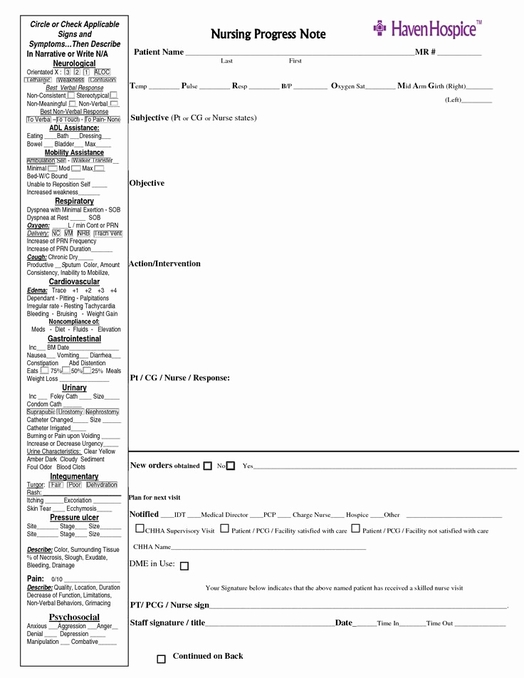 Nursing Progress Notes Template Lovely 37 Best Images About Nursing Brains On Pinterest