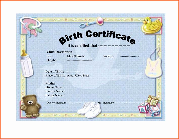 Official Blank Birth Certificate Template Luxury Download Blank Birth Certificate form for Free Tidytemplates