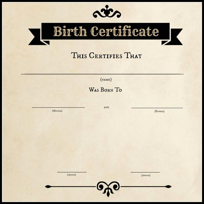 Official Blank Birth Certificate Template Unique Blank Birth Certificate