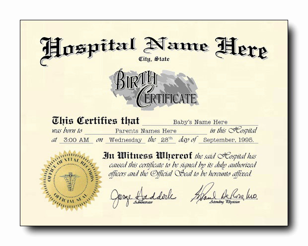 Old Birth Certificate Template Best Of E Option Means No Choice Half Blank