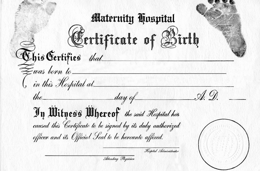 Old Birth Certificate Template Inspirational First Of Its Kind Inter Birth Certificate issued In the