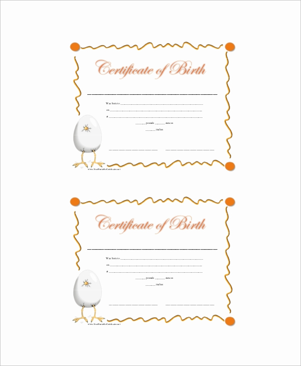 Old Birth Certificate Template New Free 12 Sample Birth Certificates In Ms Word