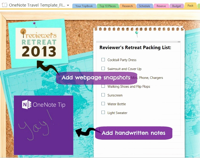 Onenote to Do List Template Awesome Travel Made Easy with Microsoft Enote Travel Template