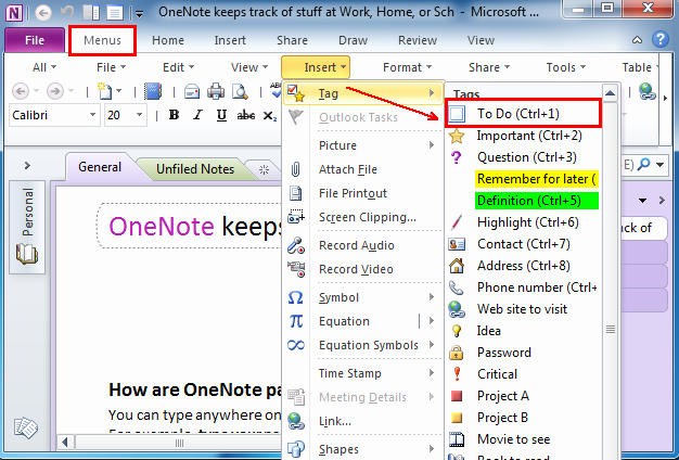 Onenote to Do List Template Fresh where is to Do List In Microsoft Enote 2010 2013 2016