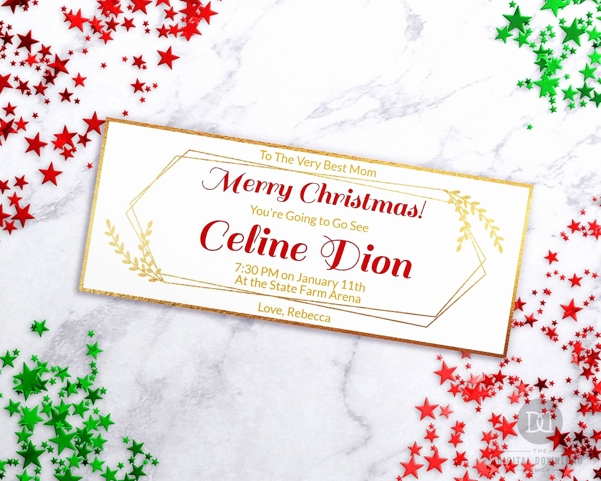 Online Gift Certificate Template Elegant Christmas Gift Certificate Template Elegant Gold Edit