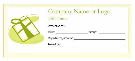 Online Gift Certificate Template Lovely Free Gift Certificate Templates – Microsoft Word Templates