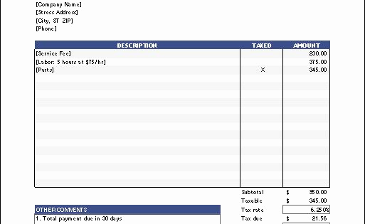 Open Office Invoice Template Free Beautiful Download form Free Invoice Template