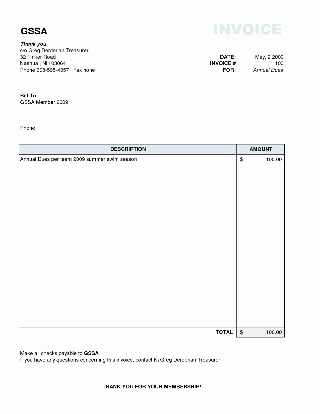 Open Office Invoice Template Free Inspirational Simple Invoice Example