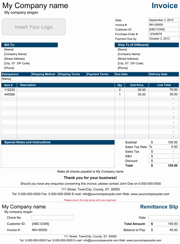 Open Office Invoice Template Free New Professional Invoice Template Openoffice Free