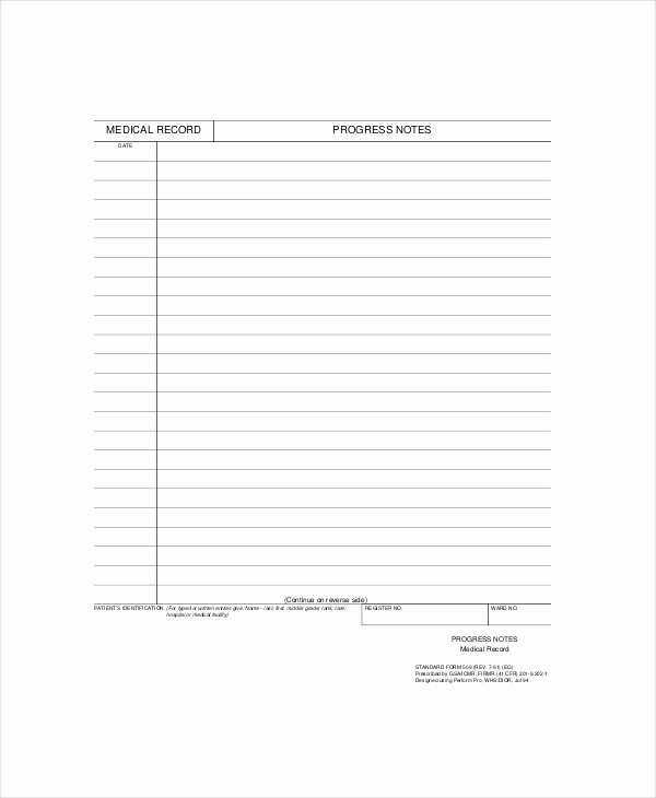 Patient Progress Note Template Fresh 10 Progress Note Templates Pdf Doc