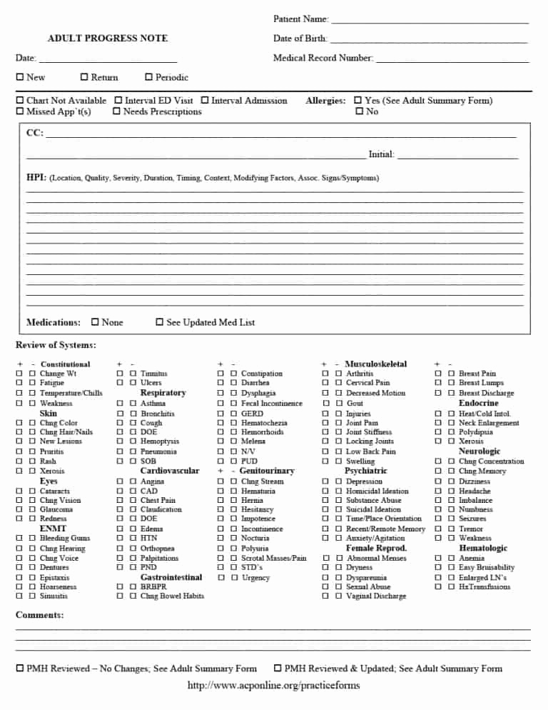 Patient Progress Notes Template Best Of 43 Progress Notes Templates [mental Health Psychotherapy