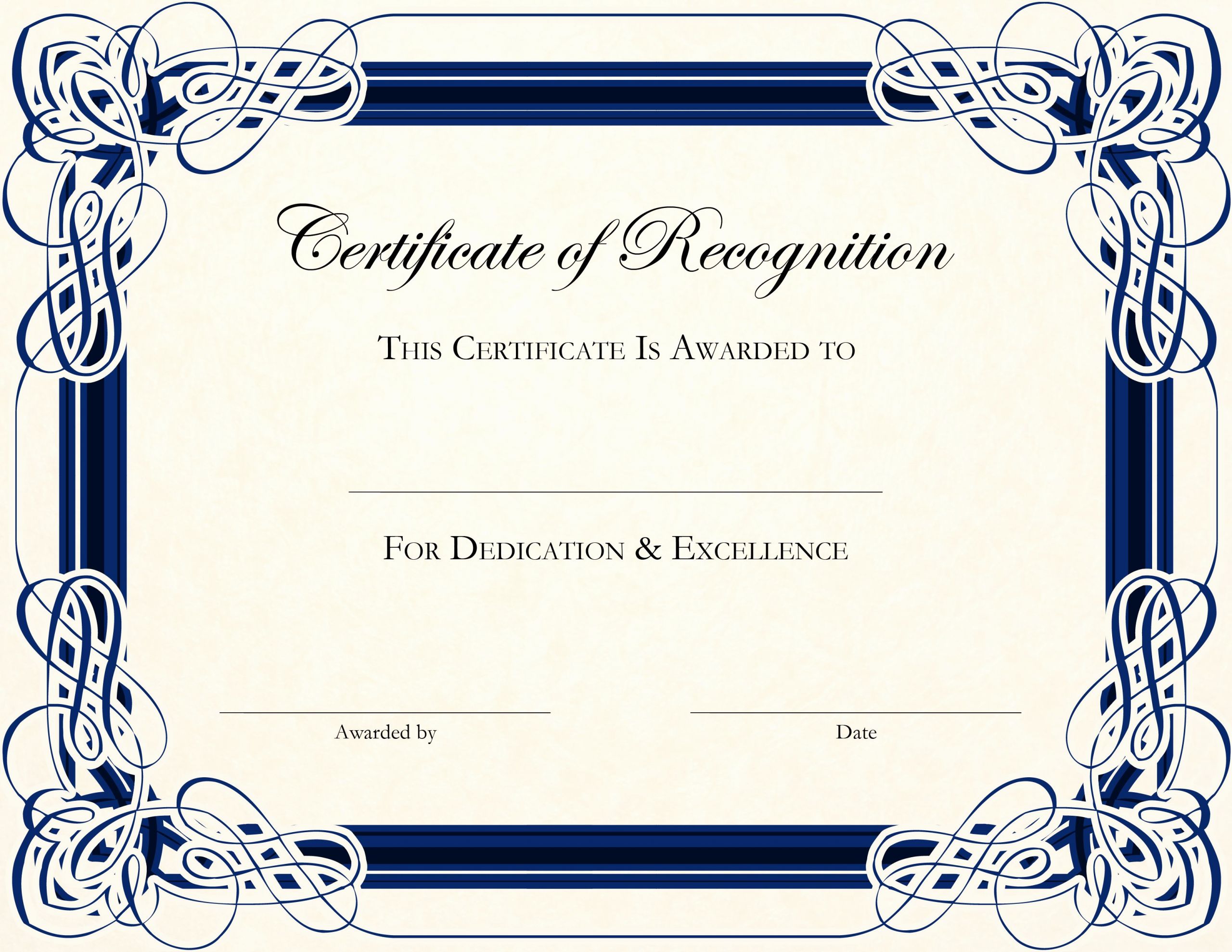 Pdf Certificate Template Free Awesome Certificate Template Designs Recognition Docs