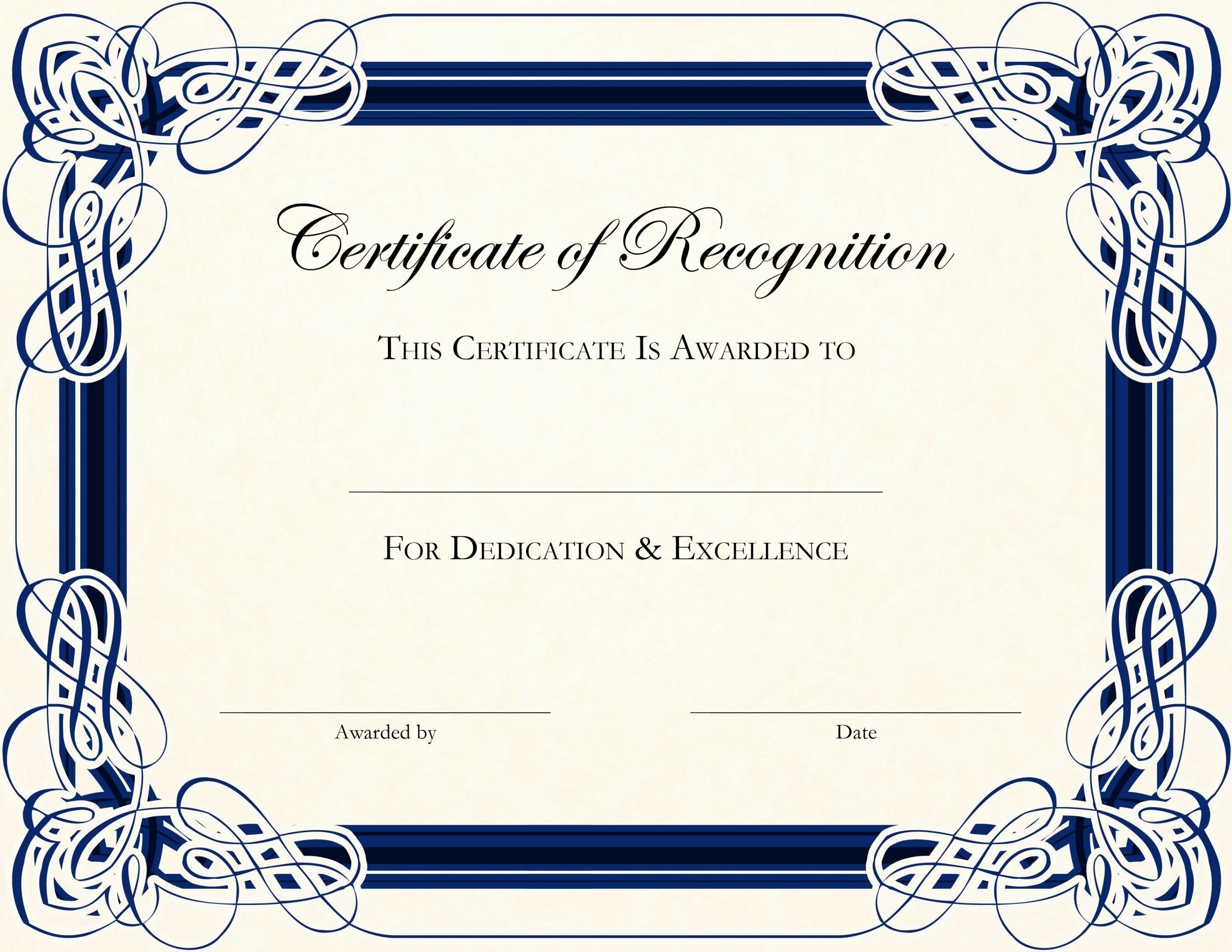 Pdf Certificate Template Free Awesome Certificate Template Designs Recognition Docs