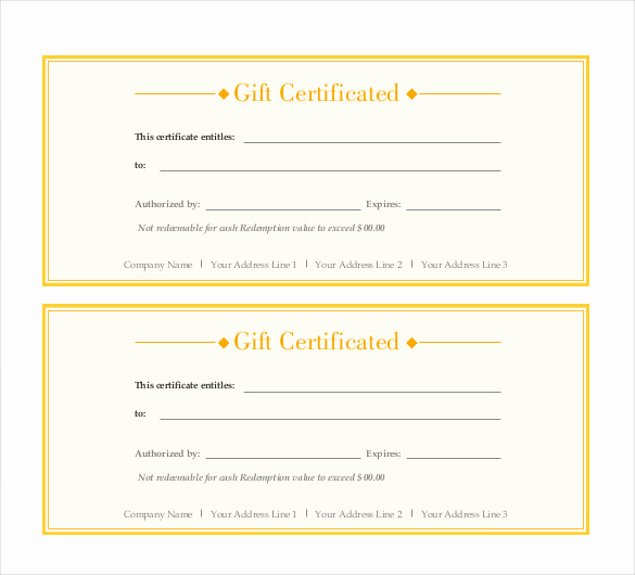 Pdf Certificate Template Free Best Of Gift Certificate Template – 34 Free Word Outlook Pdf