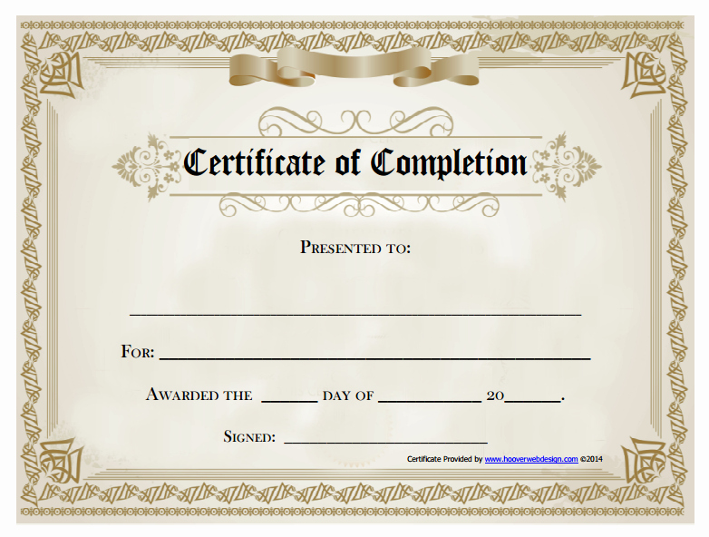 Pdf Certificate Template Free Elegant 18 Free Certificate Of Pletion Templates