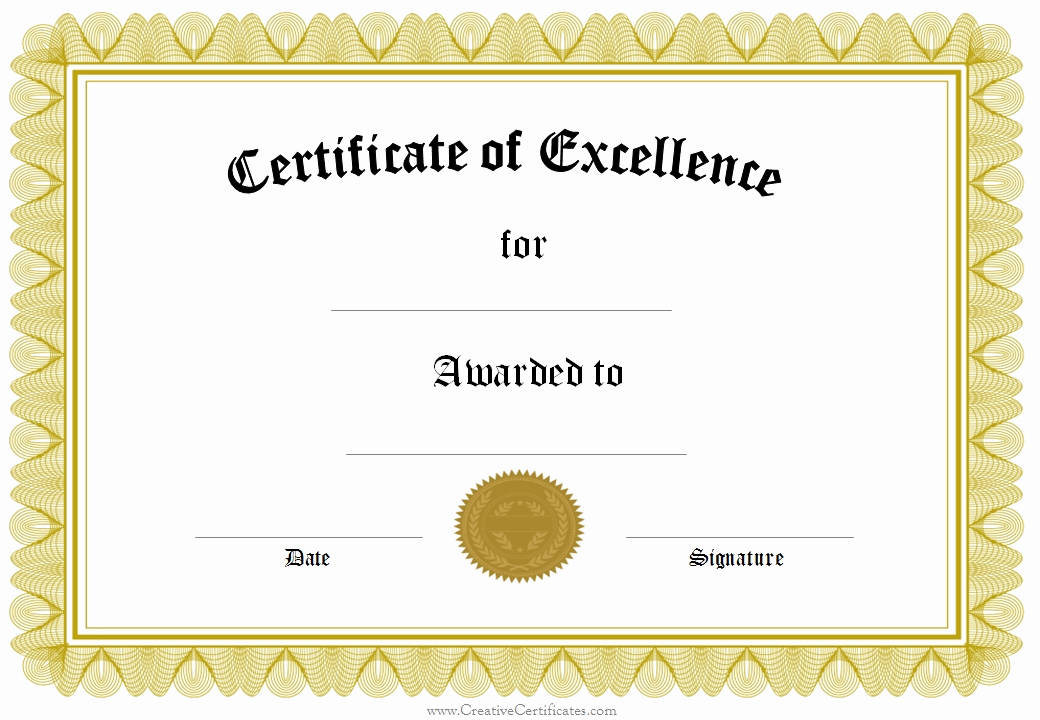 Pdf Certificate Template Free Elegant Blank Certificate Pdf – Printable Birthday Certificates