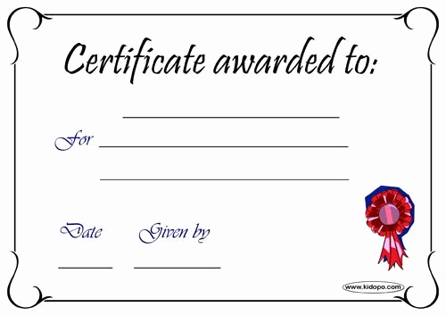 Pdf Certificate Template Free Inspirational Blank Certificates Pdf