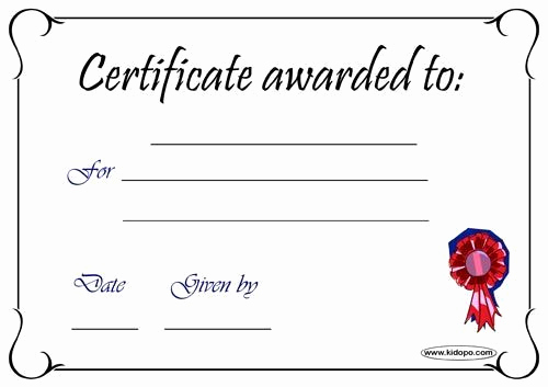 Pdf Certificate Template Free Unique Blank Certificates Pdf