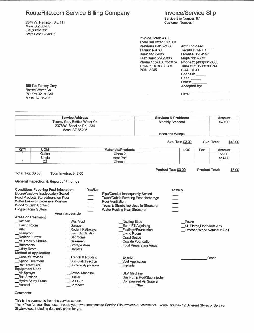 Pest Control Invoice Template Beautiful Pest Control Invoices Invoice Template Ideas